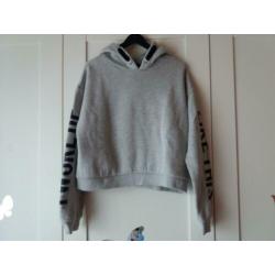 grijze trui / hoodie, maat 146/152