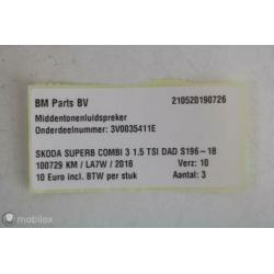 Middentonenluidspreker Skoda Superb 3 3V0035411E