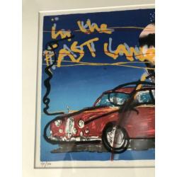 Zeefdruk in the fast lane Herman Brood