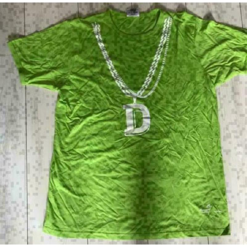 groen reclame shirt even apeldoorn bellen nr 59 rapper