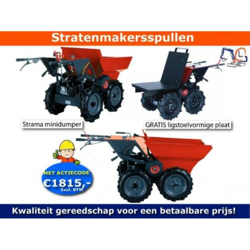 Minidumper Strama, motorkruiwagen