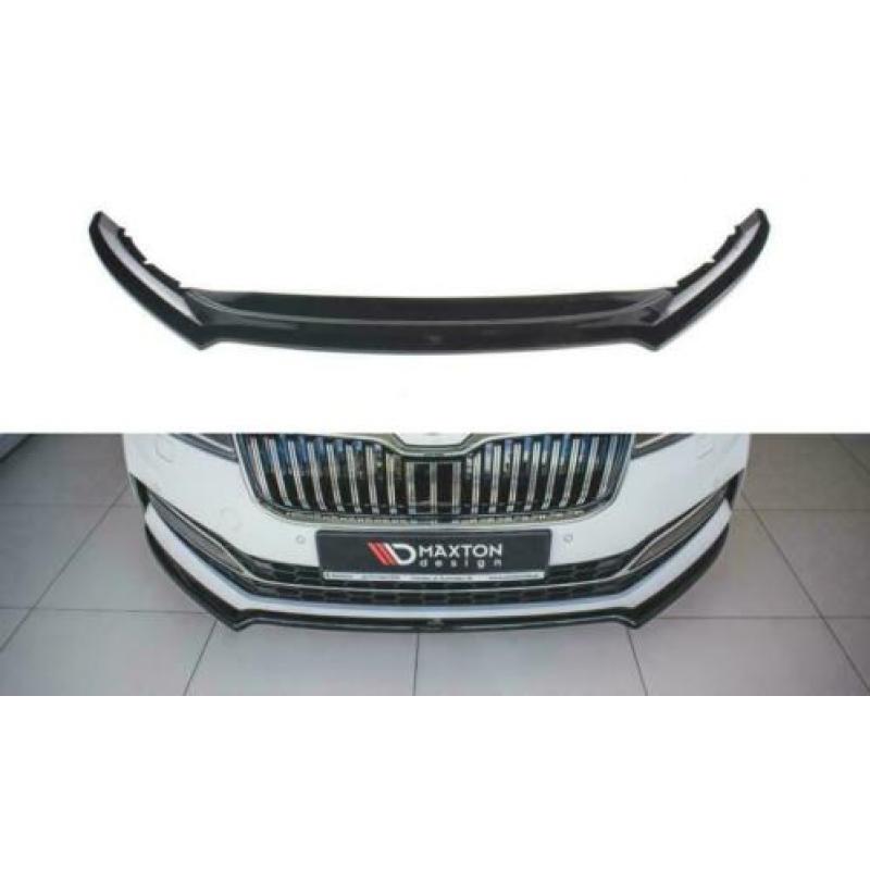 Voorlip achterlip diffuser spoiler skirt - Skoda Superb 19-