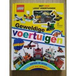 Lego boek Geweldige Voertuigen met 62 Lego elementen