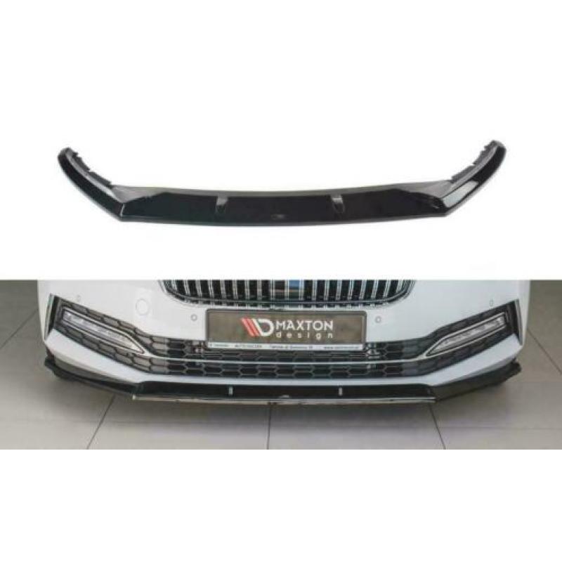 Voorlip achterlip diffuser spoiler skirt - Skoda Superb 19-