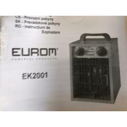 eurom heater EK2001