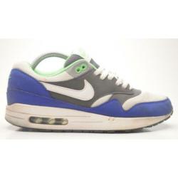 NIKE AIR MAX 1 ESSENTIAL GREY HYPER BLUE QS 2012 eu 42.5 OG