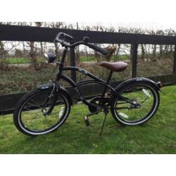 Stoere jongens fiets 20 inch Volare zwart