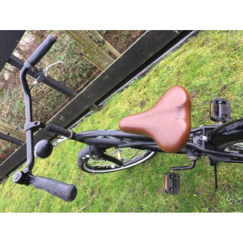 Stoere jongens fiets 20 inch Volare zwart