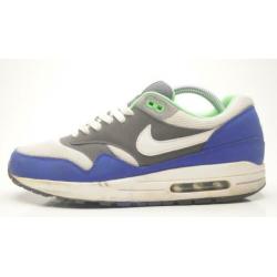 NIKE AIR MAX 1 ESSENTIAL GREY HYPER BLUE QS 2012 eu 42.5 OG