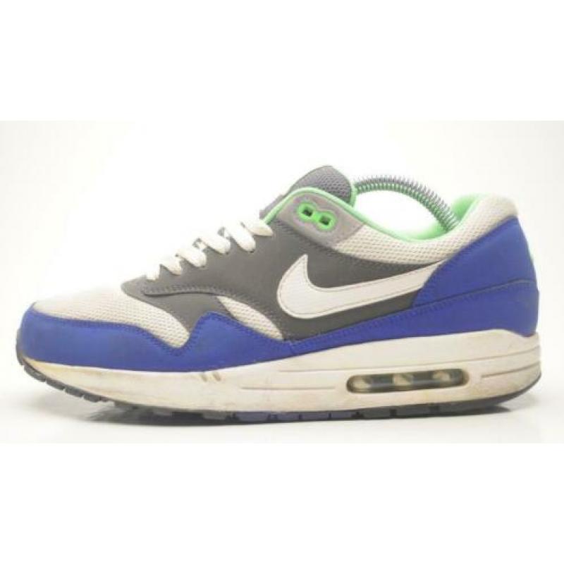 NIKE AIR MAX 1 ESSENTIAL GREY HYPER BLUE QS 2012 eu 42.5 OG