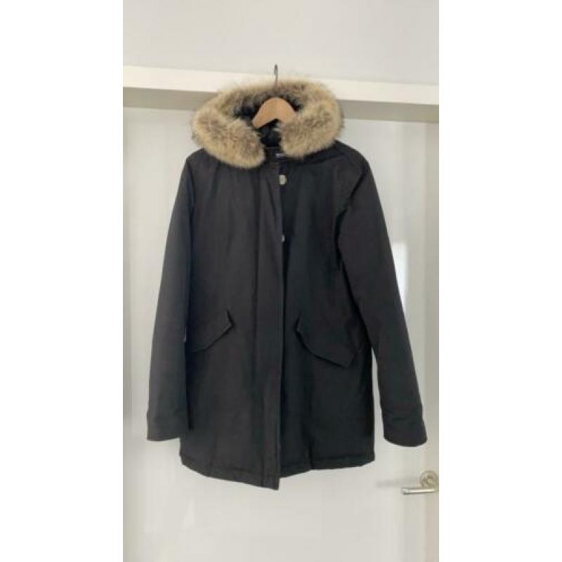 Woolrich parka maat L zwart