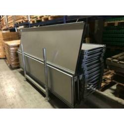 Gegalvaniseerde legbordstelling stelling 120/150 x60x300h cm