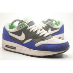 NIKE AIR MAX 1 ESSENTIAL GREY HYPER BLUE QS 2012 eu 42.5 OG