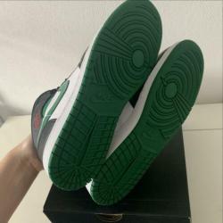 Jordan 1 mid green toe maat 40