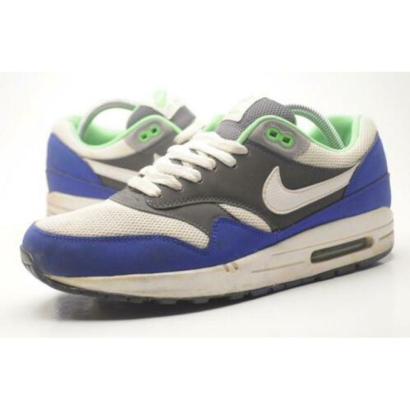 NIKE AIR MAX 1 ESSENTIAL GREY HYPER BLUE QS 2012 eu 42.5 OG