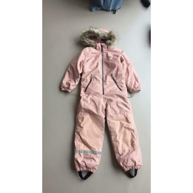 Skipak 128 twv 90 euro 1 x gedragen oud roze stippen funfur