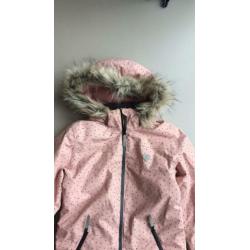 Skipak 128 twv 90 euro 1 x gedragen oud roze stippen funfur