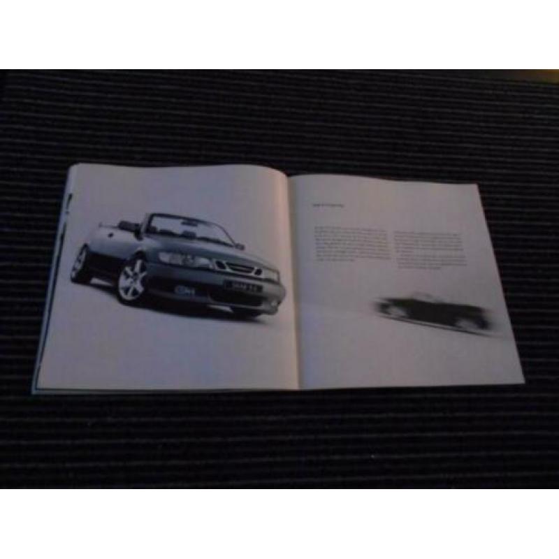 SAAB 9-3 Nederlandse Folder Brochure Ook Cabriolet Druk 2002