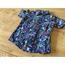 *NIEUW!* Vrolijke blouse met print van British Denim, mt. 68