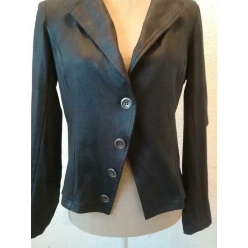 Liberty donkerbruine dames blazer, colbertjas. Maat S/36