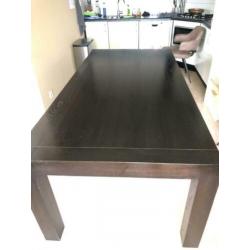 Eettafel eikenhout uitschuifbaar nu €150