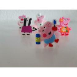 Nieuwe Peppa Big haar elastiekjes set ( 1) voor € 4,-