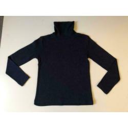 2 stuks Longsleeve met col, maat 122, als nieuw