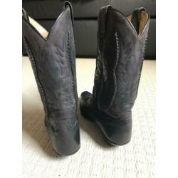 Vintage 90's handgemaakte westernlaars van Sancho maat 43