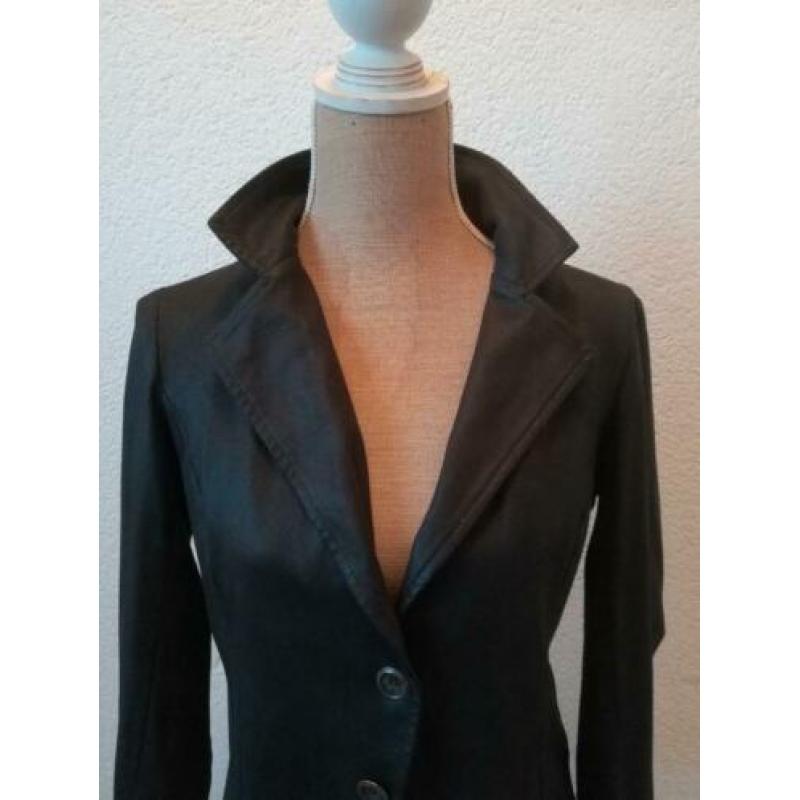 Liberty donkerbruine dames blazer, colbertjas. Maat S/36