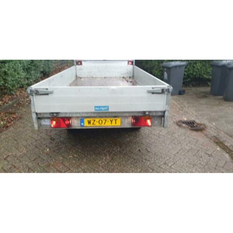 Te koop Hapert tandemasser/plateauwagen