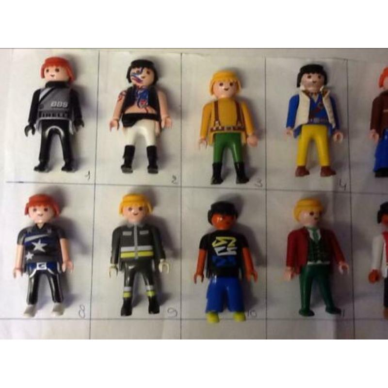 1L: diverse poppetjes van playmobil