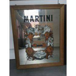 Drie reclame spiegels 41x51cm Martini Jim Beam Campari