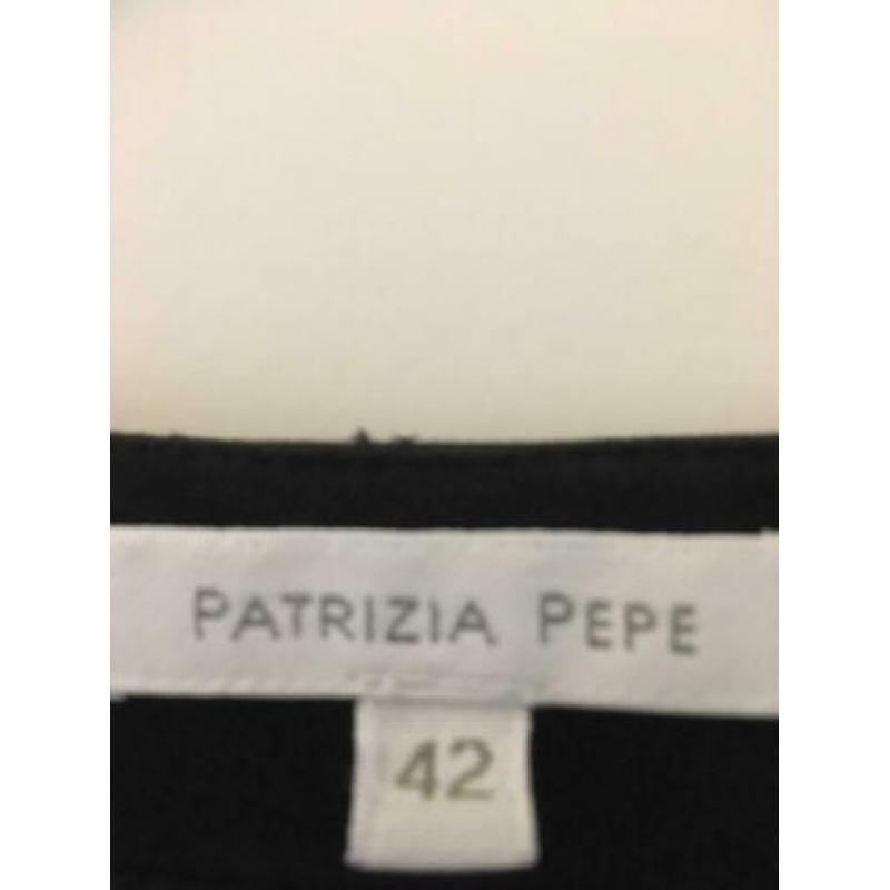 Zwarte jurk lange mouw Patrizia Pepe 36 (it 42)