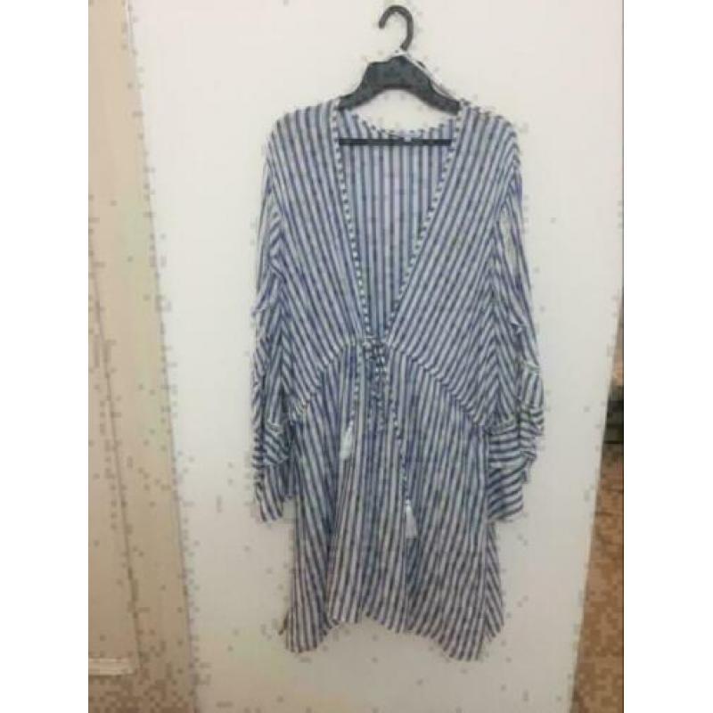 Striped zomer tuniek,maat:l/xl