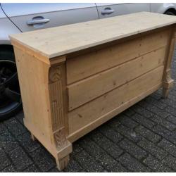 Ladenkast dressoir grenen nieuw