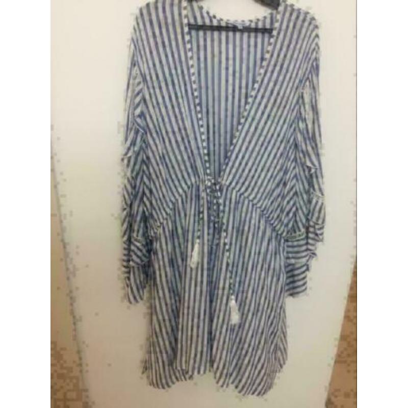 Striped zomer tuniek,maat:l/xl