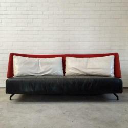 Retro vintage design bank Montis Baku sofa fauteuil leer