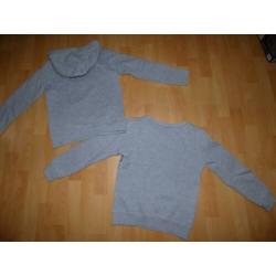 Grijze hoodie en sweater van SOHO, maat 146/152 ZGAN!