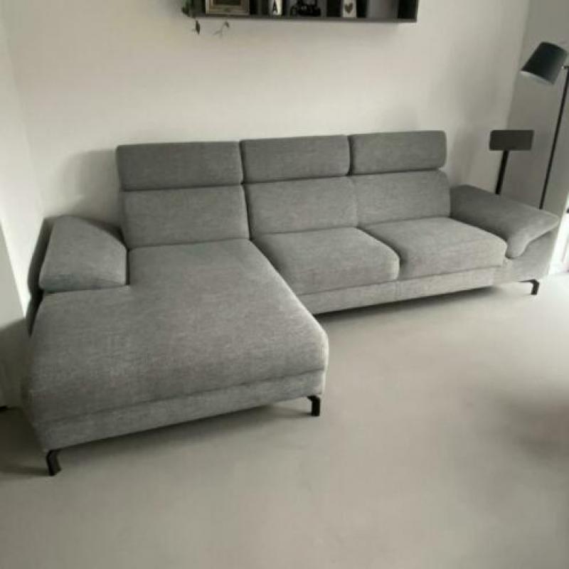 lounge/hoek bank montel urban grijs