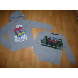 Grijze hoodie en sweater van SOHO, maat 146/152 ZGAN!