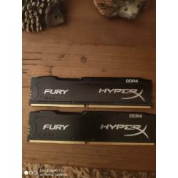 i7 8086K ASROCK Z370 pro 4 en 8GB Hyper x fury DDR4 te koop