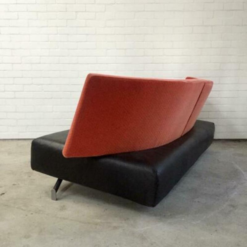 Retro vintage design bank Montis Baku sofa fauteuil leer