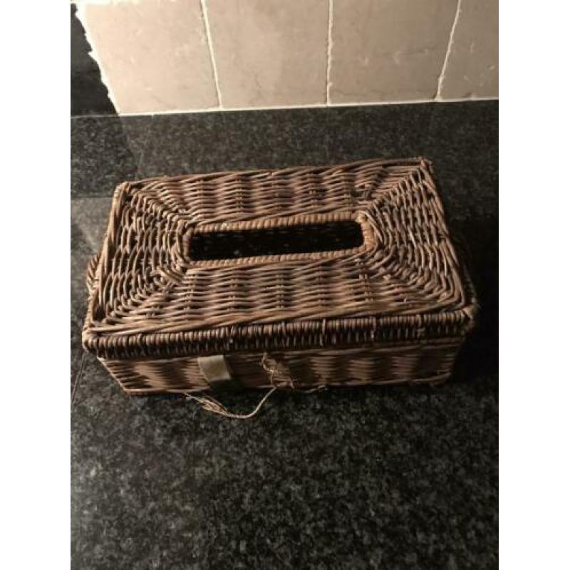 Rivièra Maison rustic rattan tissue box houder