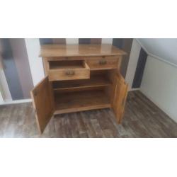 kast/commode met uitschuifbaar bureaublad. 90x100x50