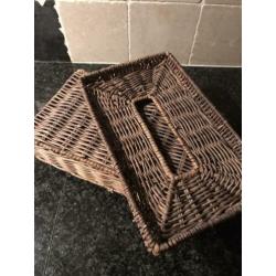 Rivièra Maison rustic rattan tissue box houder