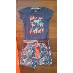 Quapi set jurk plus legging maat 134 140