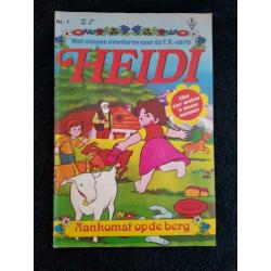 Stripboek Heidi jaren 80