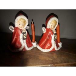 Hummel Goebel twee kerstengeltjes, 9 cm