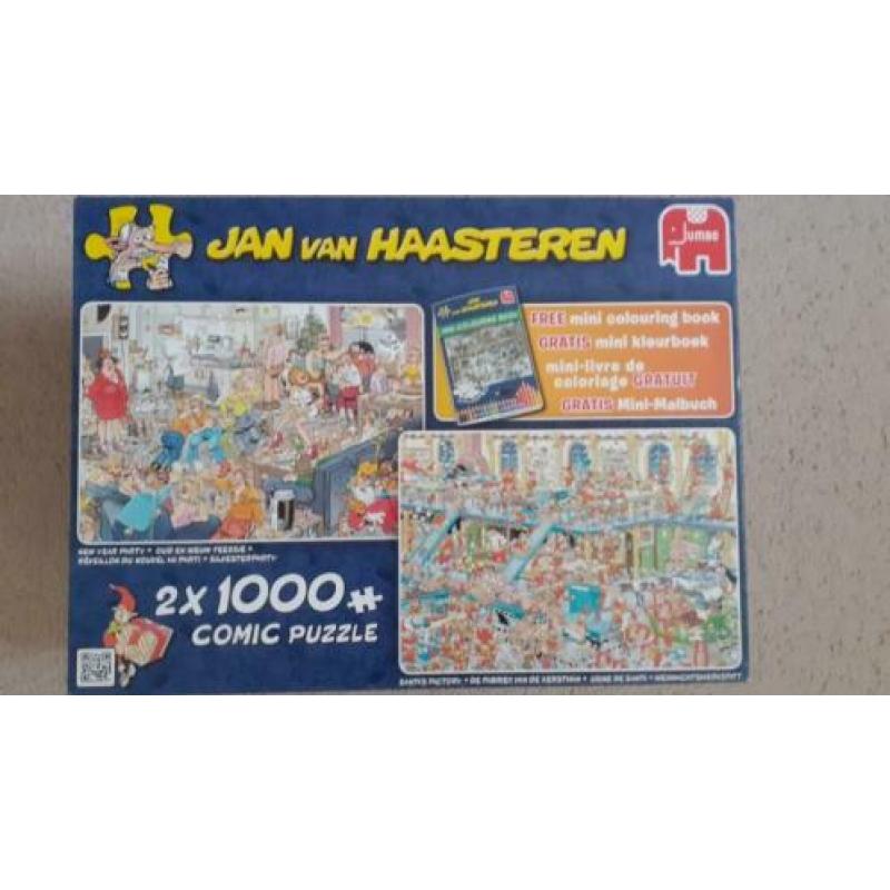 2 x 1000 jan van haasteren puzzels