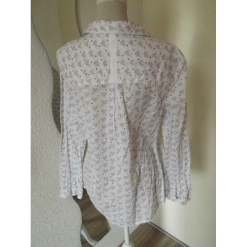 Mooie blouse van CECIL met hartjes 100% katoen